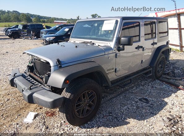 1C4BJWDGXGL297724 2016 JEEP WRANGLER UNLIMITED Silver Առջևի ձախ երեք քառորդ տեսարան