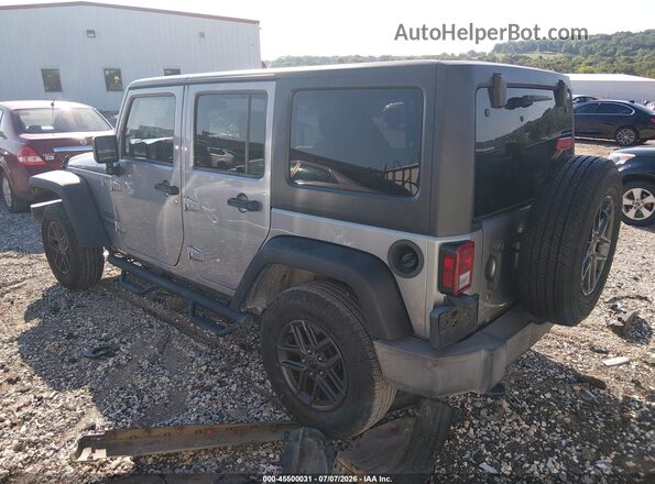 1C4BJWDGXGL297724 2016 JEEP WRANGLER UNLIMITED Silver Հետևի ձախ