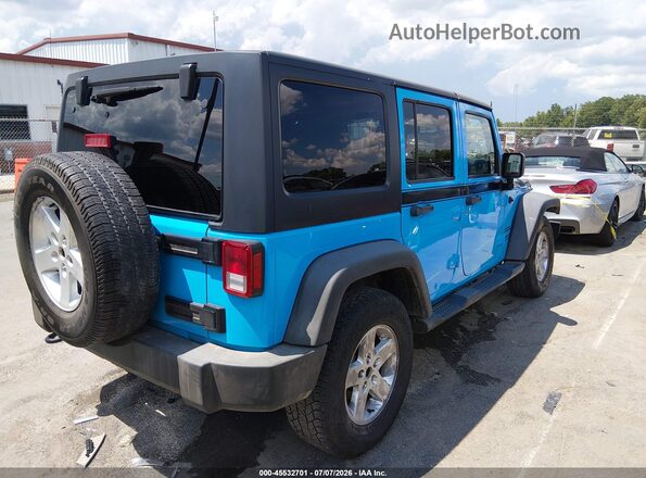 1C4BJWDGXHL613298 2017 JEEP WRANGLER UNLIMITED Blue უკანა მარჯვენა