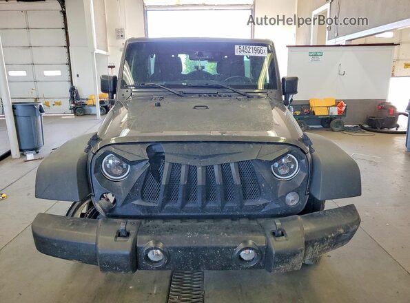 1C4BJWDGXHL641845 2017 JEEP WRANGLER Серый Вид спереди