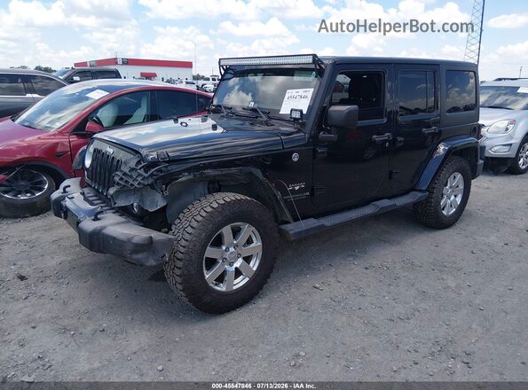 1C4BJWEG0GL248241 2016 JEEP WRANGLER UNLIMITED Black წინა მარცხენა ხედი სამი მეოთხედიდან