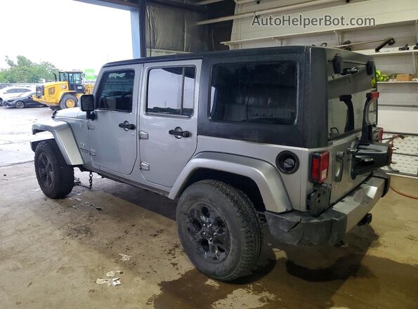 1C4BJWEG0GL253326 2016 JEEP WRANGLER Silver Trasero izquierdo