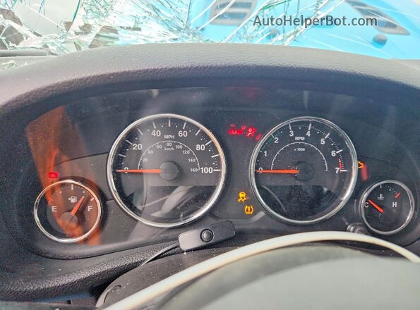 1C4BJWEG0HL686355 2017 JEEP WRANGLER Blue Вид щитка приладів