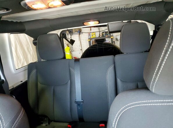 1C4BJWEG1GL146916 2016 JEEP WRANGLER Silver Rear seats view