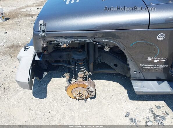 1C4BJWEG1JL844790 2018 JEEP WRANGLER Gray Вид спереду