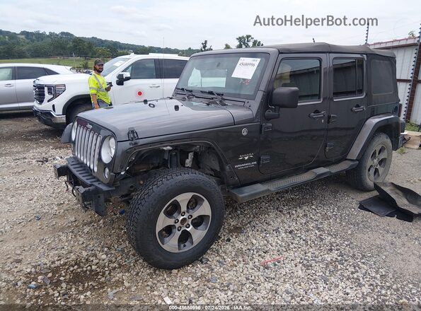 1C4BJWEG2GL339074 2016 JEEP WRANGLER UNLIMITED Gray წინა მარცხენა ხედი სამი მეოთხედიდან