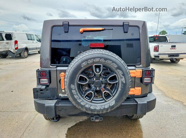 1C4BJWEG2HL653583 2017 JEEP WRANGLER Gray Вид ззаду