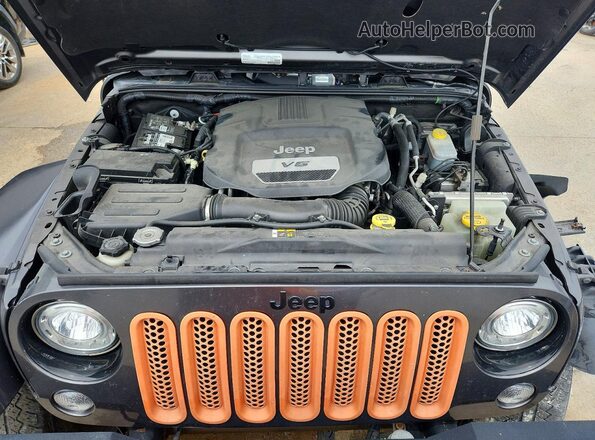 1C4BJWEG2HL653583 2017 JEEP WRANGLER Gray Вид підкапотного простору