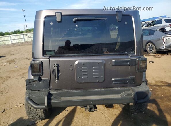 1C4BJWEG3GL173177 2016 JEEP WRANGLER Gray უკანა ხედი