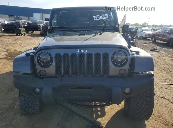 1C4BJWEG3GL173177 2016 JEEP WRANGLER Gray წინა ხედი