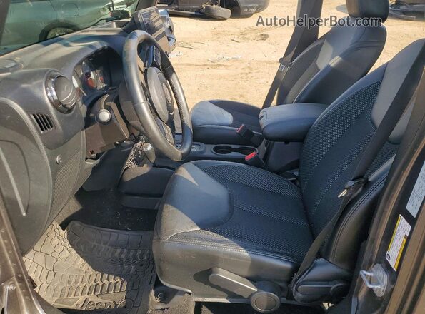1C4BJWEG3GL173177 2016 JEEP WRANGLER Gray წინა სალონის ხედი