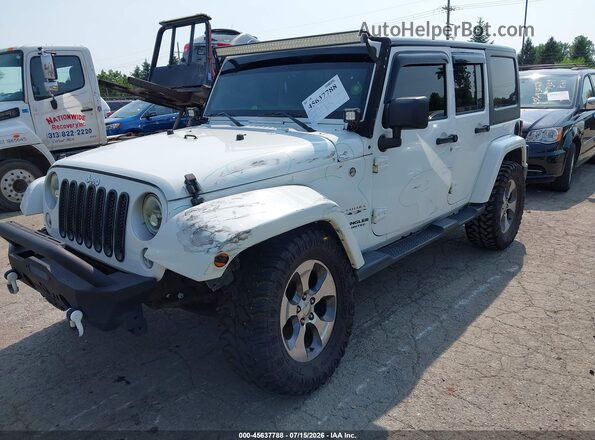 1C4BJWEG3GL193624 2016 JEEP WRANGLER UNLIMITED White Առջևի ձախ երեք քառորդ տեսարան
