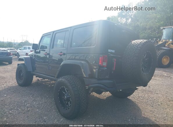 1C4BJWEG3GL205481 2016 JEEP WRANGLER UNLIMITED Black Tył lewy