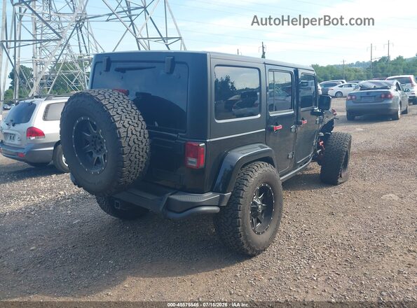 1C4BJWEG3GL205481 2016 JEEP WRANGLER UNLIMITED Black Tył prawy