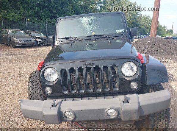 1C4BJWEG3GL205481 2016 JEEP WRANGLER UNLIMITED Black Widok z tyłu