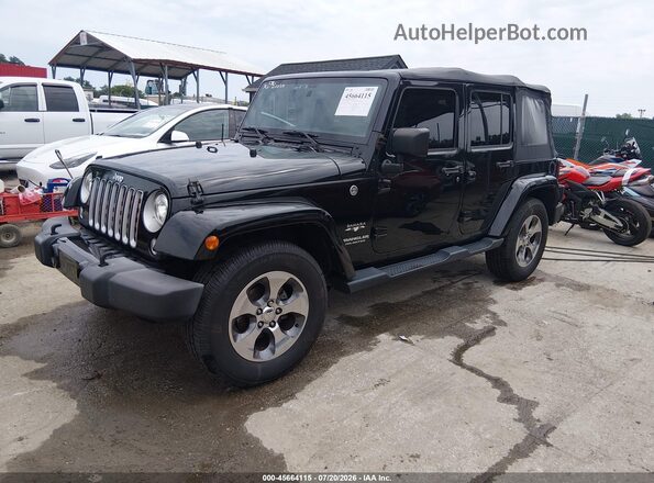 1C4BJWEG4HL622352 2017 JEEP WRANGLER UNLIMITED Black Przód lewy