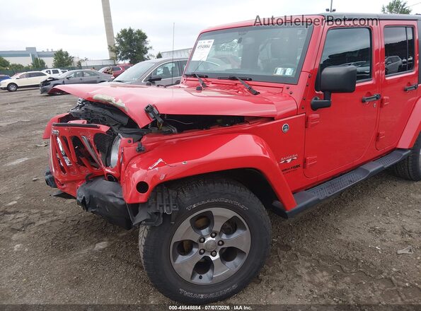 1C4BJWEG6JL878255 2018 JEEP WRANGLER Red Vista frontal