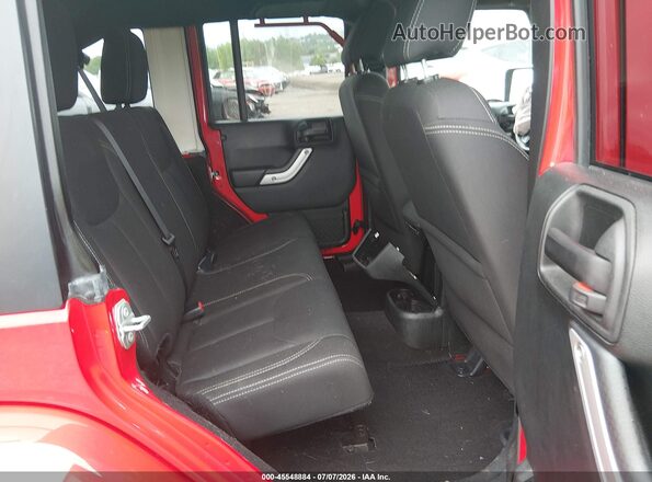 1C4BJWEG6JL878255 2018 JEEP WRANGLER Red Vista de la etiqueta del VIN