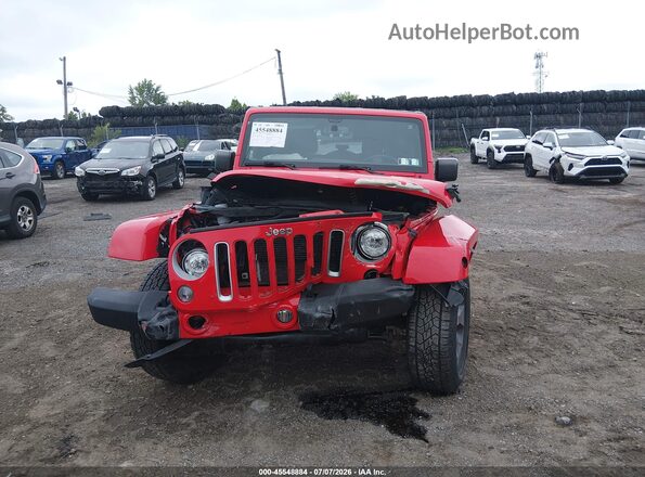 1C4BJWEG6JL878255 2018 JEEP WRANGLER Red Vista del cuadro de instrumentos