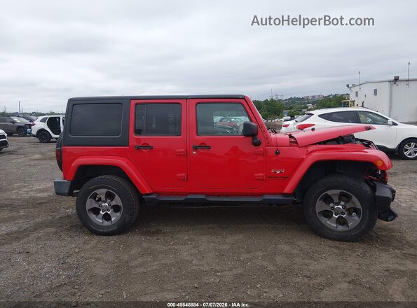1C4BJWEG6JL878255 2018 JEEP WRANGLER Red Vista interior trasera