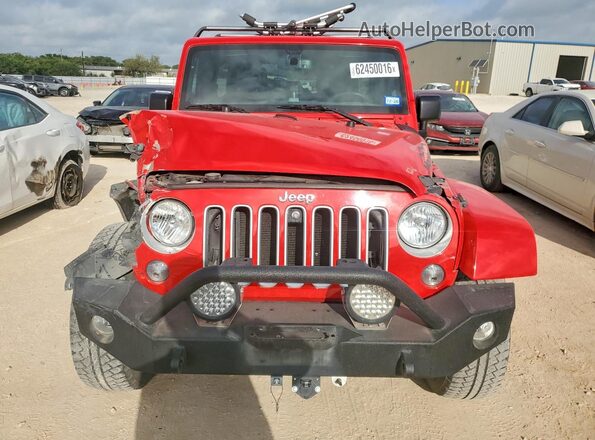 1C4BJWEG7GL107375 2016 JEEP WRANGLER Red Front view