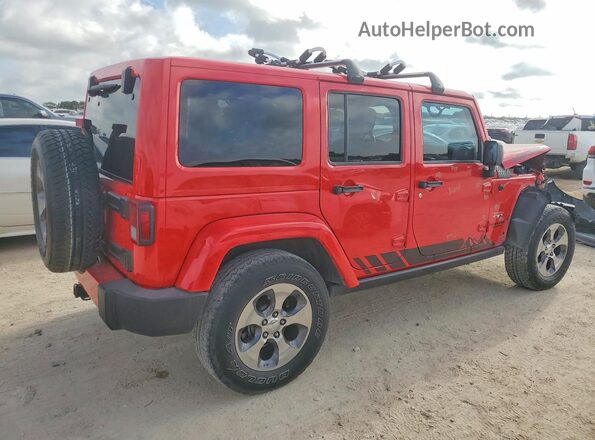 1C4BJWEG7GL107375 2016 JEEP WRANGLER Red Rear right