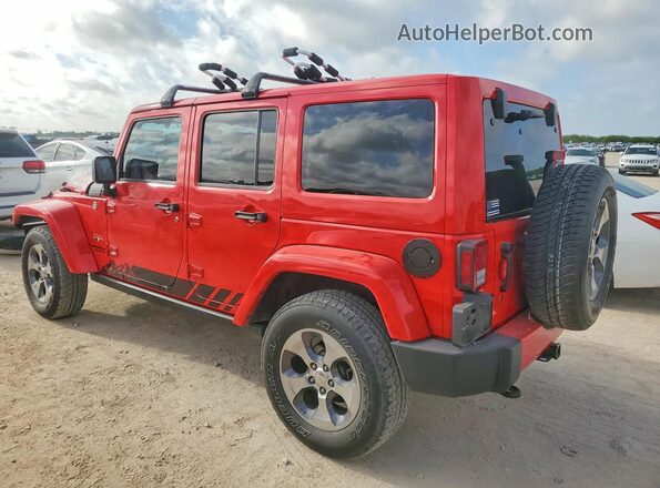 1C4BJWEG7GL107375 2016 JEEP WRANGLER Red Rear left
