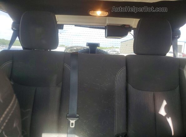 1C4BJWEG7GL107375 2016 JEEP WRANGLER Red Rear seats view