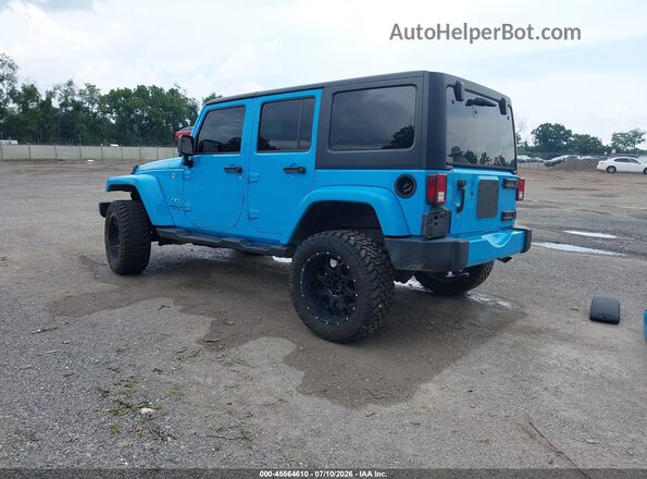 1C4BJWEG7HL724003 2017 JEEP WRANGLER UNLIMITED Blue Հետևի ձախ