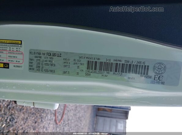 1C4BJWEG8GL235317 2016 JEEP WRANGLER UNLIMITED White Вид підкапотного простору