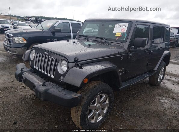 1C4BJWEG9GL180988 2016 JEEP WRANGLER UNLIMITED Gray წინა მარცხენა ხედი სამი მეოთხედიდან