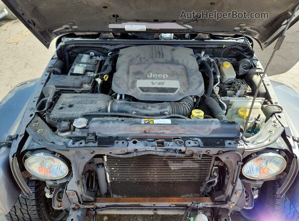 1C4BJWEG9GL181431 2016 JEEP WRANGLER Серый Вид подкапотного пространства