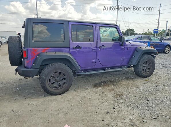 1C4BJWEG9GL191442 2016 JEEP WRANGLER Purple Հետևի աջ
