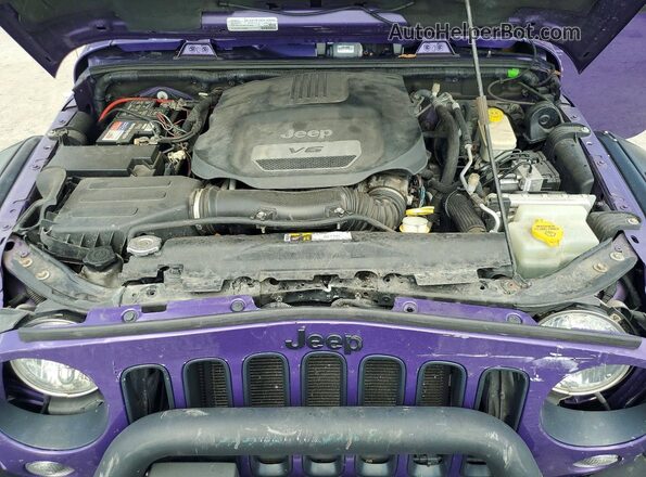 1C4BJWEG9GL191442 2016 JEEP WRANGLER Purple Շարժիչի բաժամունքի տեսք