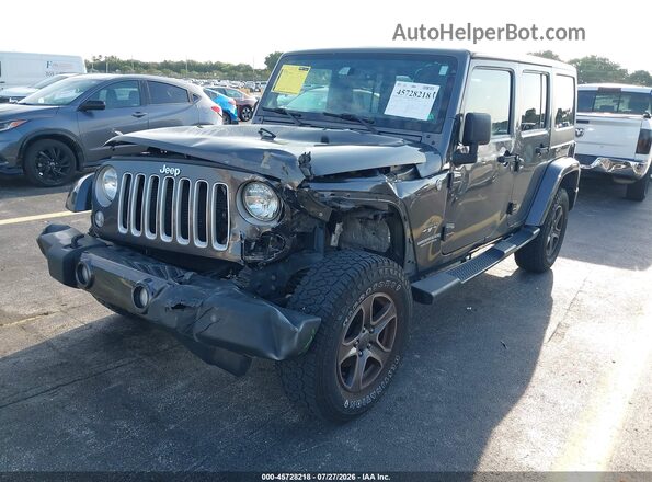 1C4BJWEG9GL303589 2016 JEEP WRANGLER UNLIMITED Gray Vista frontal