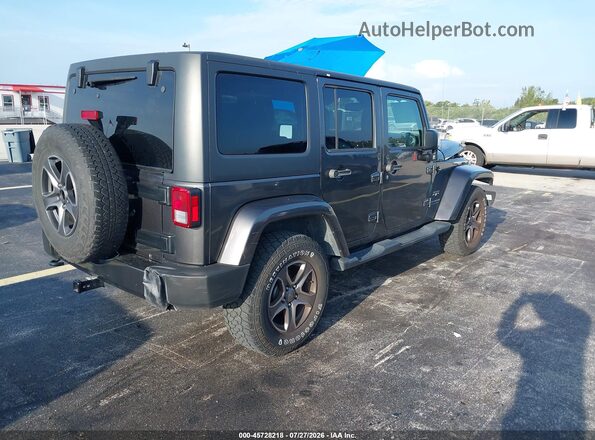 1C4BJWEG9GL303589 2016 JEEP WRANGLER UNLIMITED Gray Trasero derecho