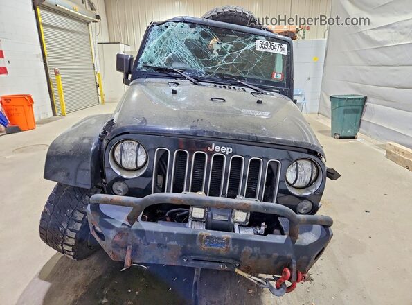 1C4BJWEGXGL256007 2016 JEEP WRANGLER Black Вид спереду