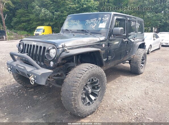 1C4BJWEGXHL647899 2017 JEEP WRANGLER UNLIMITED Black წინა მარცხენა ხედი სამი მეოთხედიდან