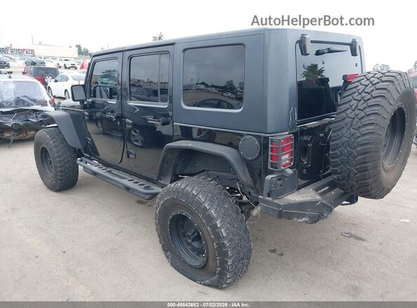 1C4BJWFG0GL158764 2016 JEEP WRANGLER UNLIMITED Black უკანა მარცხენა
