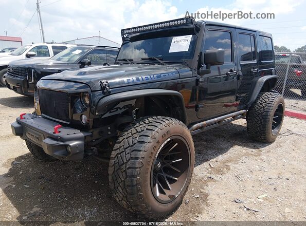 1C4BJWFG1GL197444 2016 JEEP WRANGLER UNLIMITED Black წინა მარცხენა ხედი სამი მეოთხედიდან