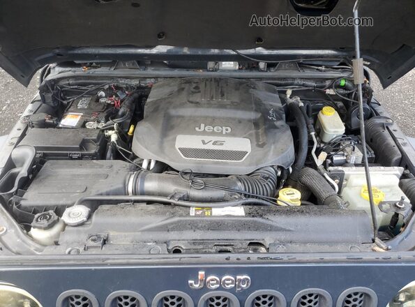 1C4BJWFG1GL198223 2016 JEEP WRANGLER Gray Շարժիչի բաժամունքի տեսք