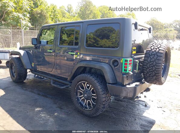 1C4BJWFG2GL240429 2016 JEEP WRANGLER UNLIMITED Gray Rear left