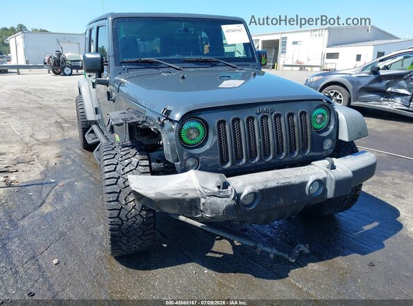 1C4BJWFG2GL240429 2016 JEEP WRANGLER UNLIMITED Gray Front view