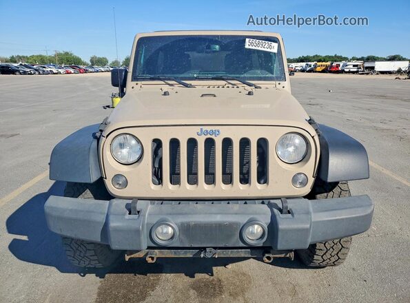 1C4BJWFG6GL253670 2016 JEEP WRANGLER Tan წინა ხედი
