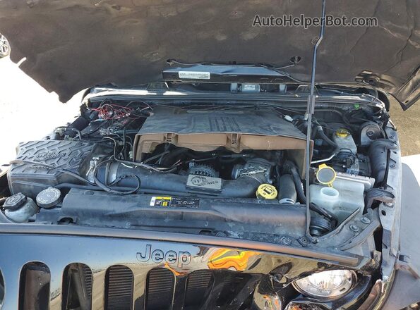 1C4BJWFG6JL809774 2018 JEEP WRANGLER Black Engine compartment view