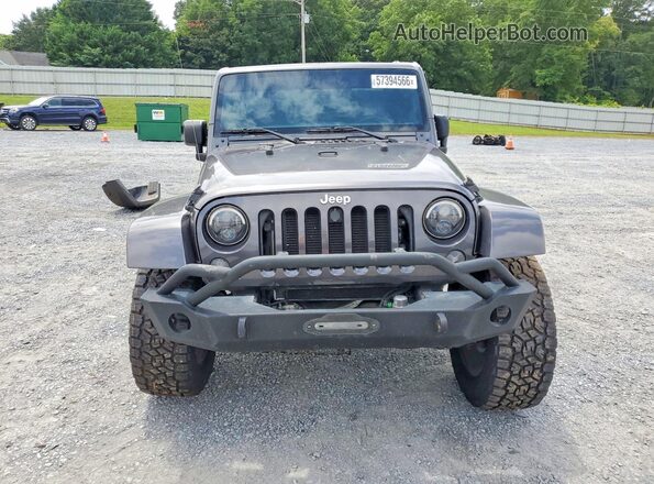 1C4BJWFG8GL299548 2016 JEEP WRANGLER Gray წინა ხედი