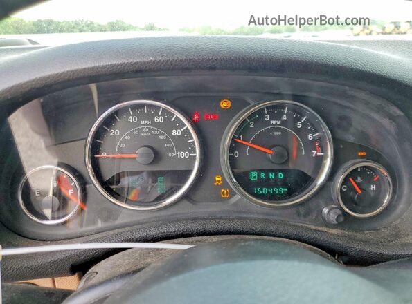 1C4BJWFG8GL299548 2016 JEEP WRANGLER Gray ხელსაწყოთა პანელის ხედი