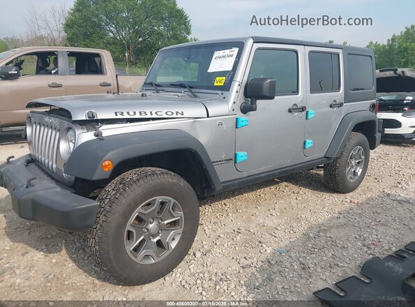 1C4BJWFG9JL901333 2018 JEEP WRANGLER Серый Передняя левая четверть