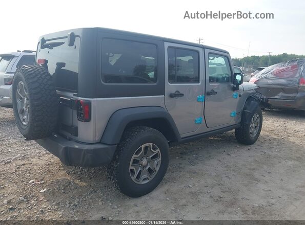 1C4BJWFG9JL901333 2018 JEEP WRANGLER Серый Задняя правая четверть
