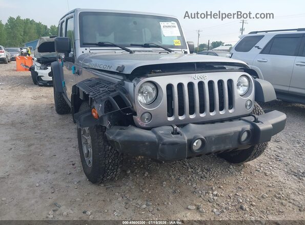 1C4BJWFG9JL901333 2018 JEEP WRANGLER Серый Вид спереди
